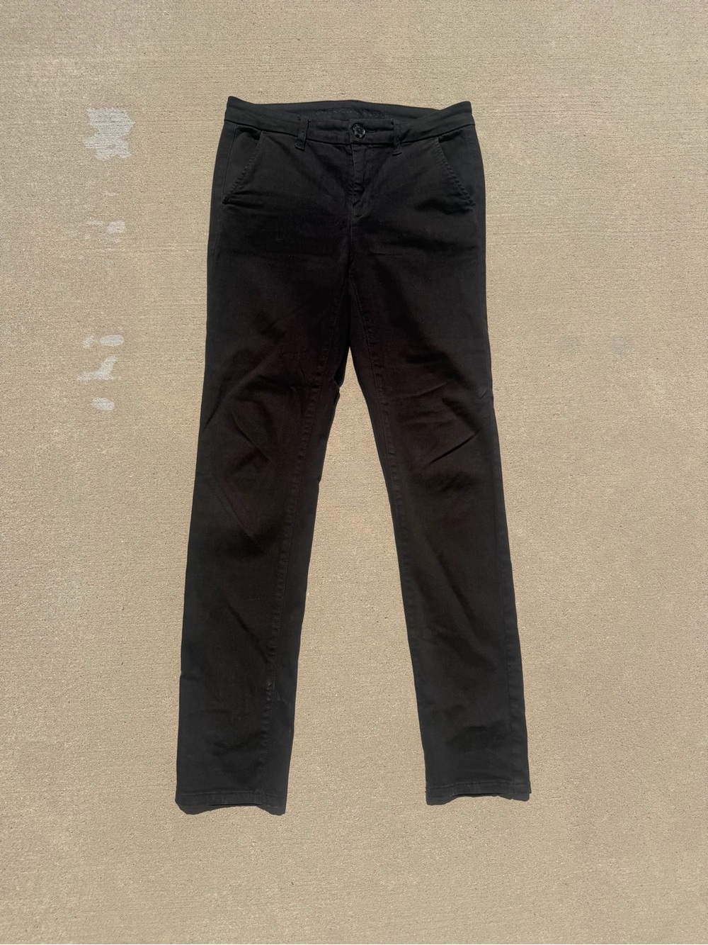 American Eagle Outfitters Women Size 8 Black Skinny Chinos